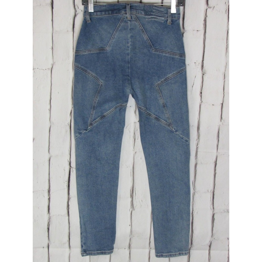 Revice Women Jeans Size 27 Blue High Rise Skinny Star Butt Skinny Classic Denim - Picture 2 of 3